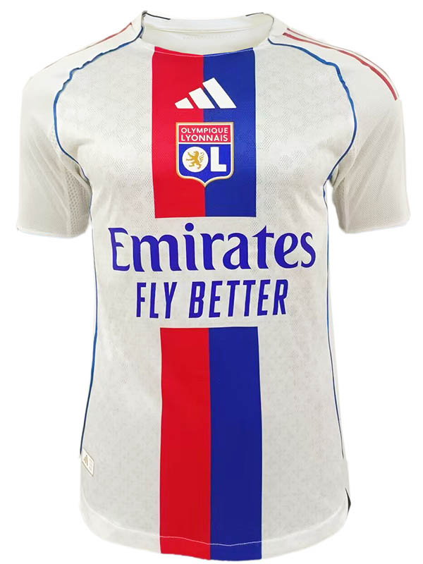 Olympique Lyonnais maillot domicile uniforme de football de Lyon premier kit de football pour hommes maillot haut de sport 2025-2026